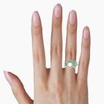 серебряное кольцо с драгоценными камнями 57200309